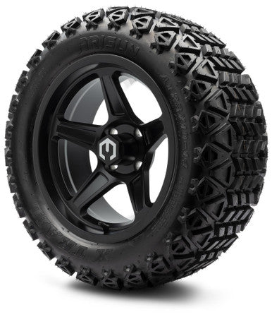 MODZ® 14" Drift Matte Black Wheels & Off-Road Tires Combo