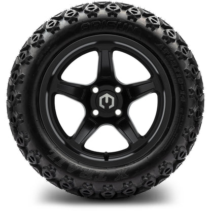 MODZ® 14" Drift Matte Black Wheels & Off-Road Tires Combo