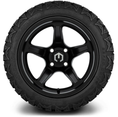 MODZ® 14" Drift Matte Black Wheels & Off-Road Tires Combo