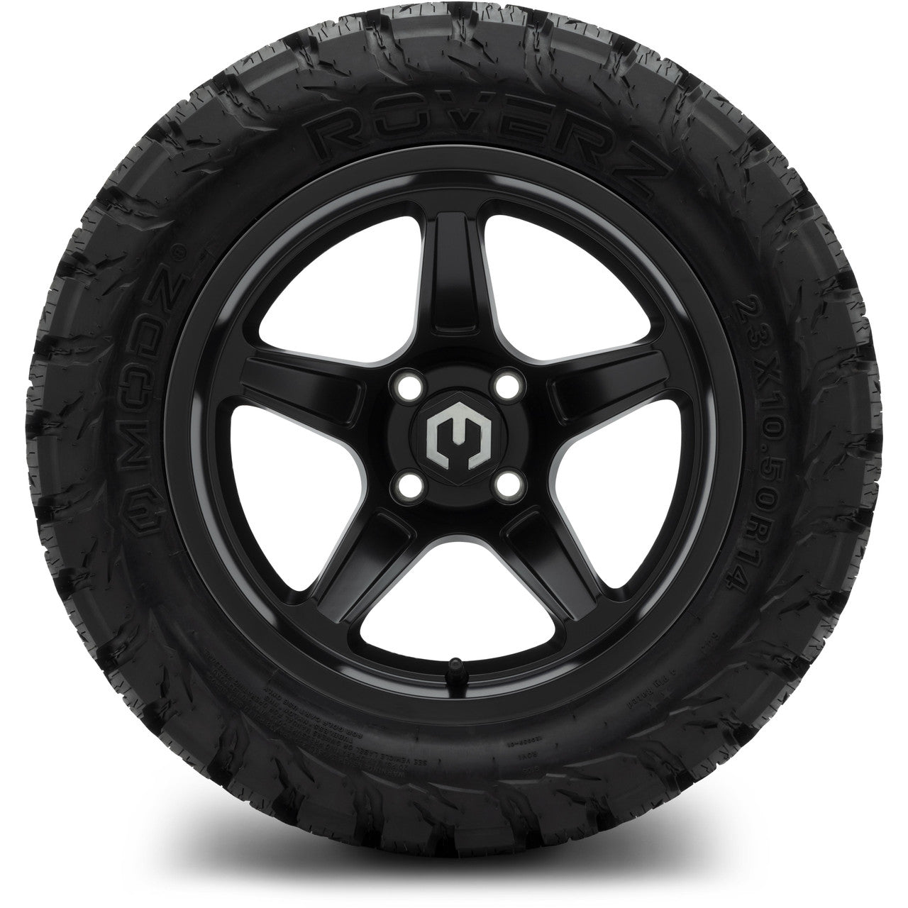 MODZ® 14" Drift Matte Black Wheels & Off-Road Tires Combo
