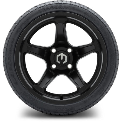 MODZ® 14" Drift Matte Black Wheels & Street Tires Combo