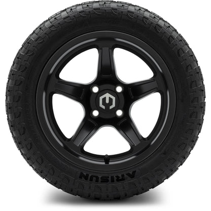 MODZ® 14" Drift Matte Black Wheels & Off-Road Tires Combo
