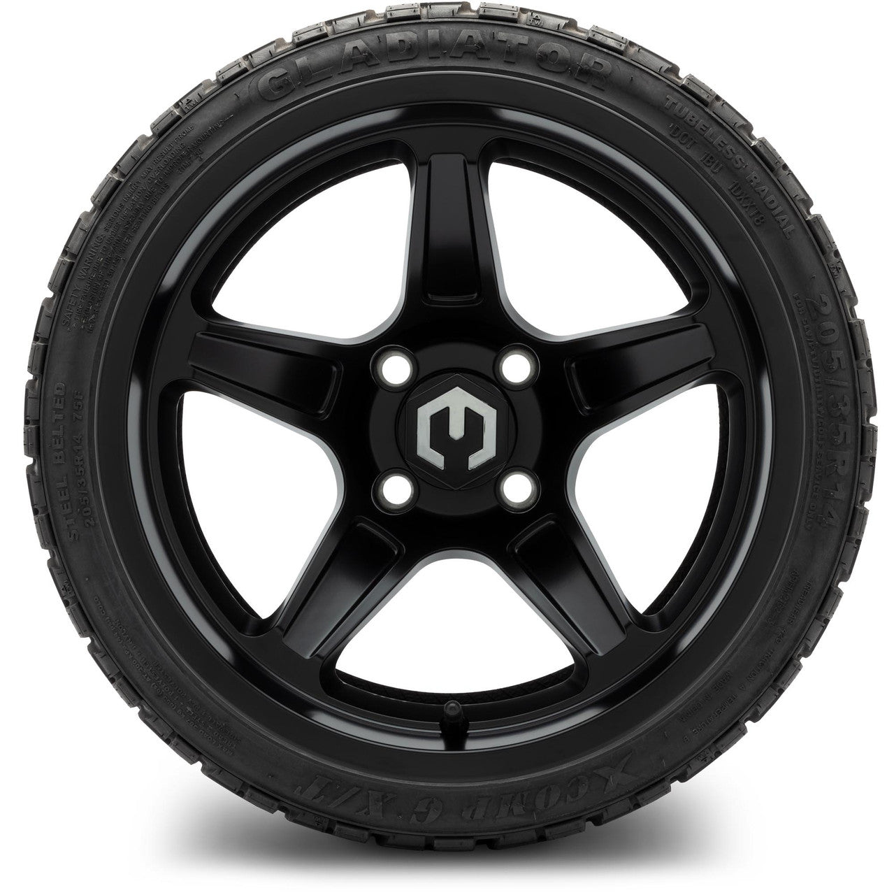 MODZ® 14" Drift Matte Black Wheels & Off-Road Tires Combo