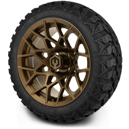 MODZ® 14" Blitz Matte Bronze Wheels & Off-Road Tires Combo