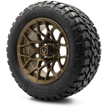 MODZ® 14" Blitz Matte Bronze Wheels & Off-Road Tires Combo