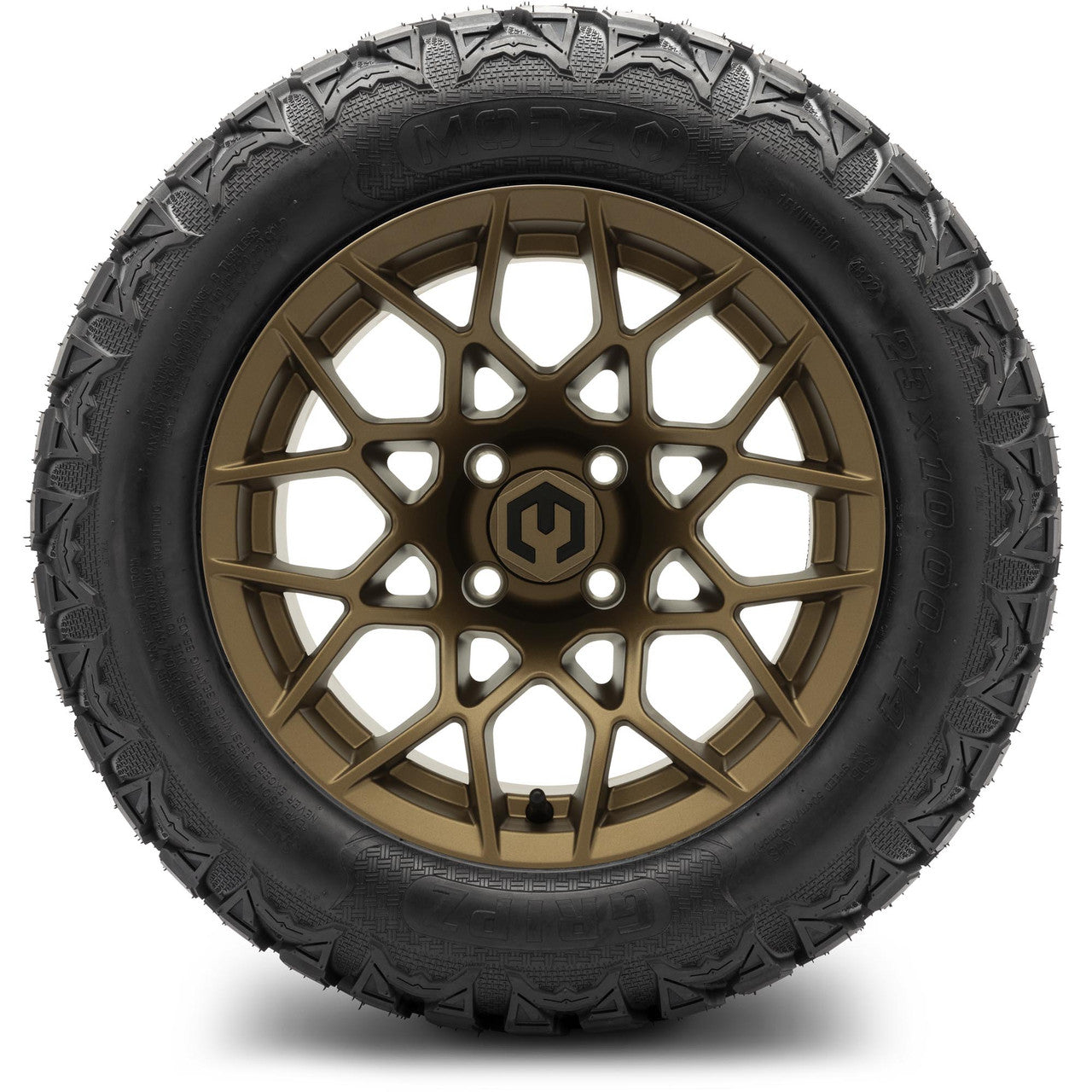 MODZ® 14" Blitz Matte Bronze Wheels & Off-Road Tires Combo