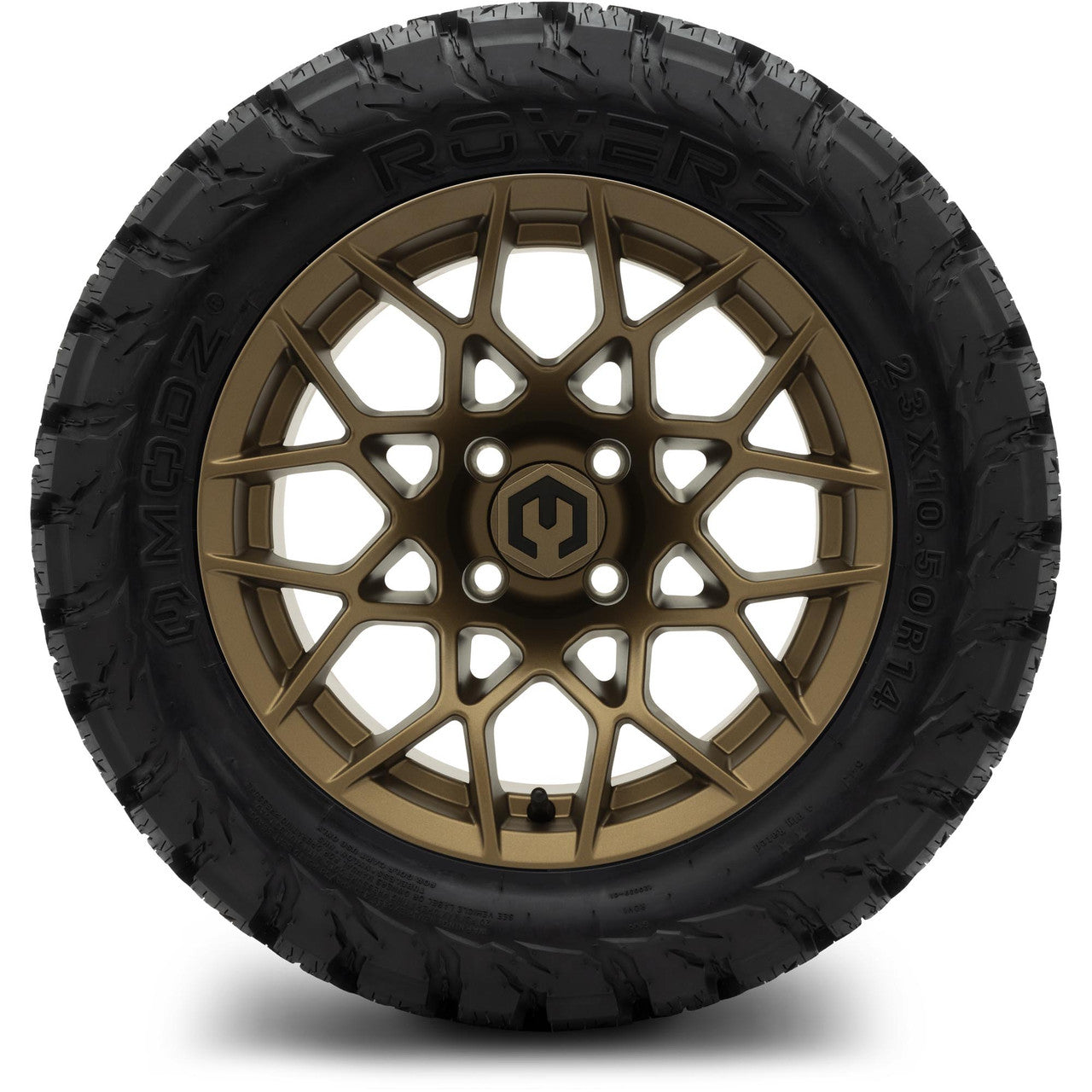 MODZ® 14" Blitz Matte Bronze Wheels & Off-Road Tires Combo