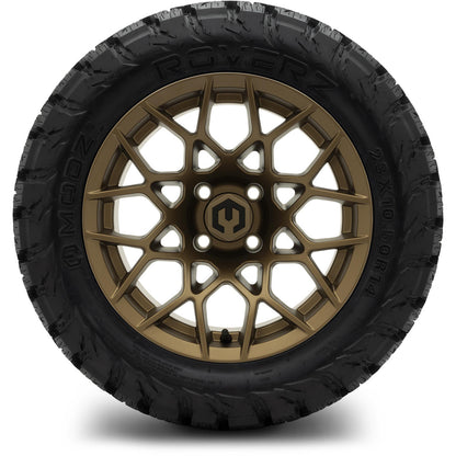 MODZ® 14" Blitz Matte Bronze Wheels & Off-Road Tires Combo