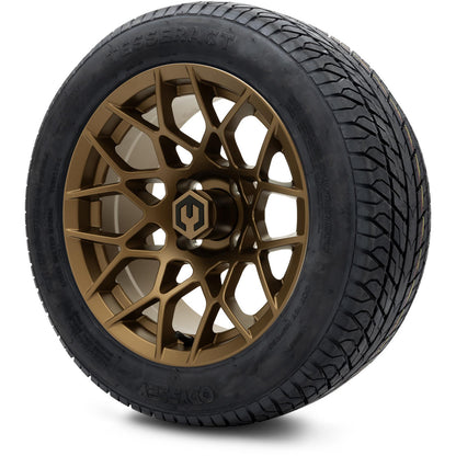 MODZ® 14" Blitz Matte Bronze Wheels & Street Tires Combo