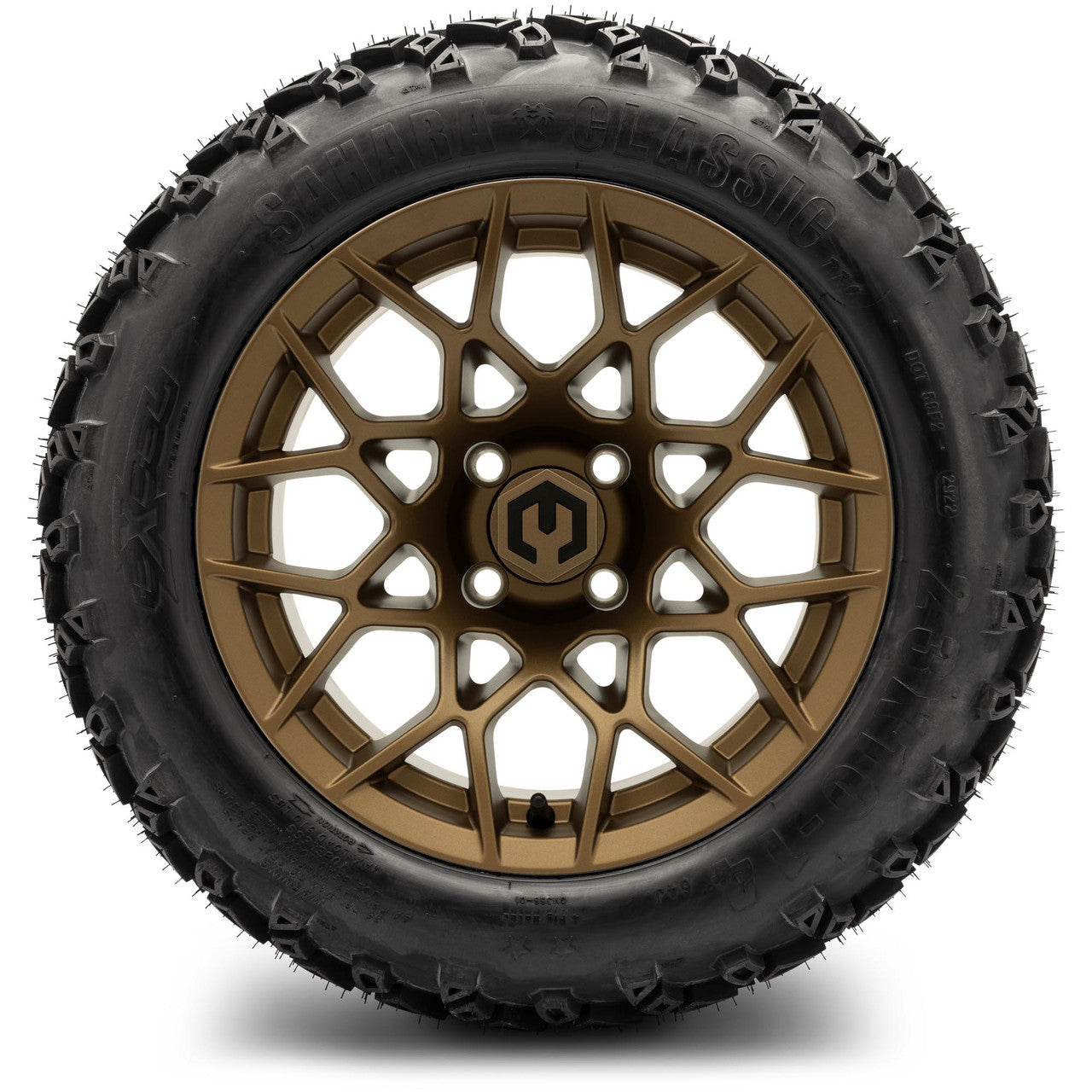 MODZ® 14" Blitz Matte Bronze Wheels & Off-Road Tires Combo