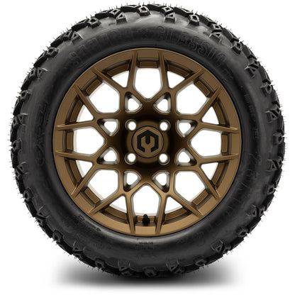 MODZ® 14" Blitz Matte Bronze Wheels & Off-Road Tires Combo