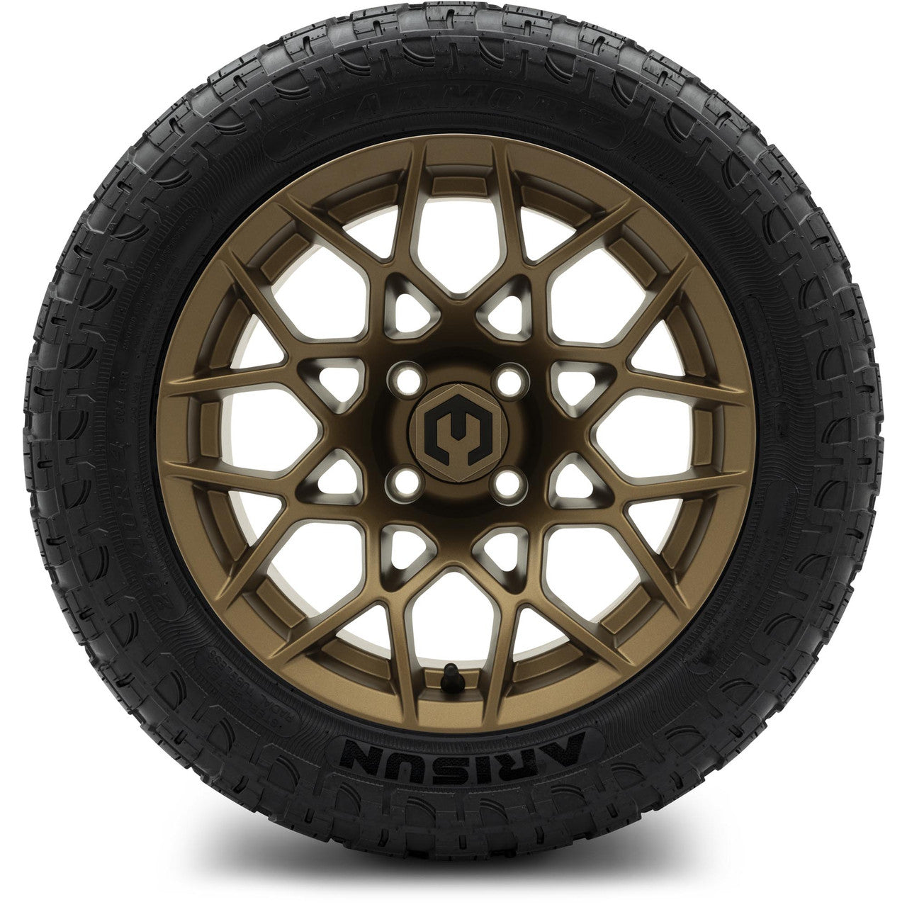 MODZ® 14" Blitz Matte Bronze Wheels & Off-Road Tires Combo