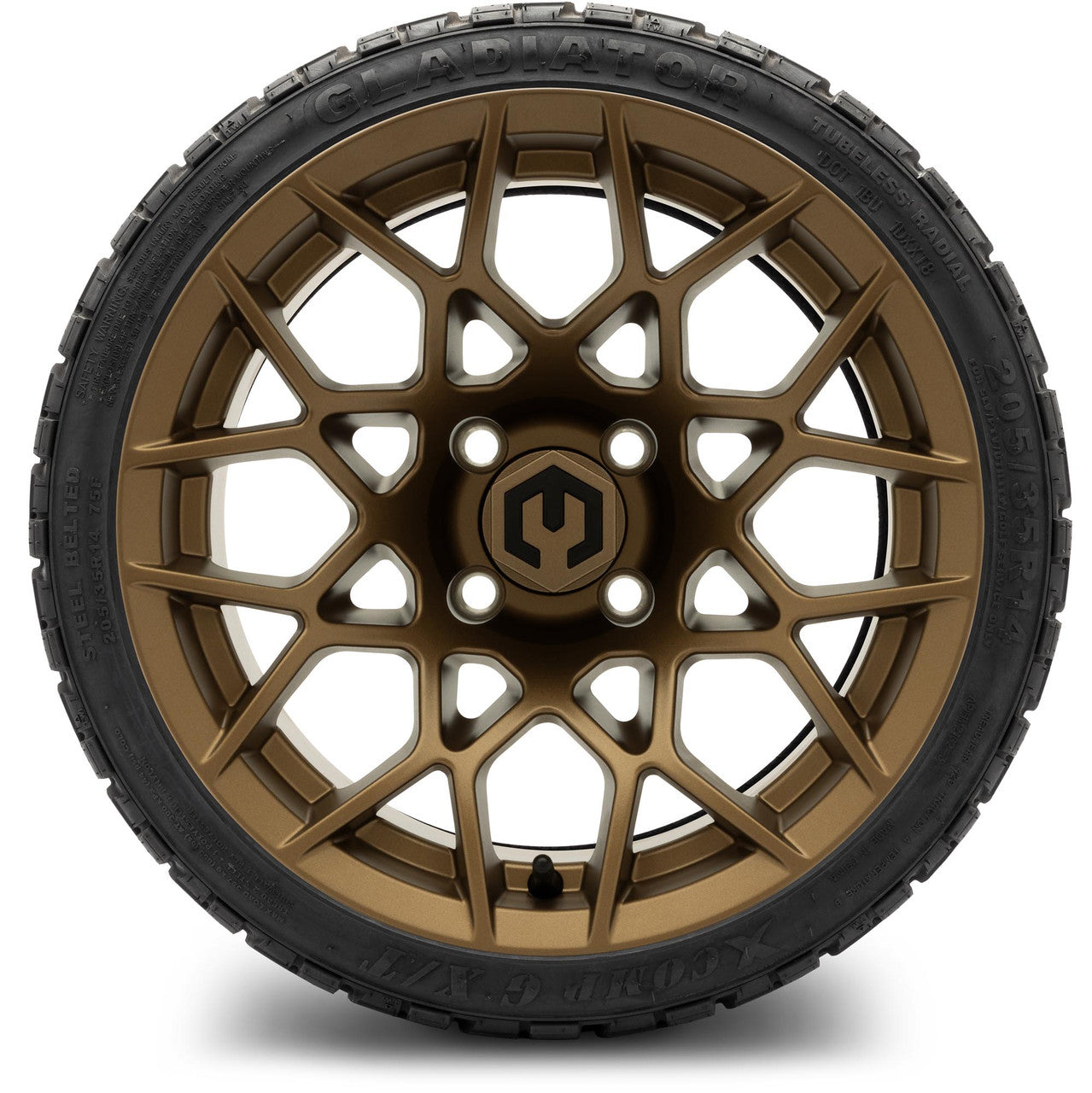 MODZ® 14" Blitz Matte Bronze Wheels & Off-Road Tires Combo