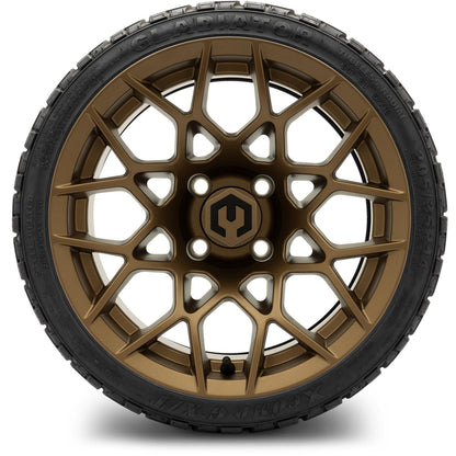 MODZ® 14" Blitz Matte Bronze Wheels & Off-Road Tires Combo