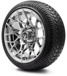 MODZ® 14" Blitz Chrome Wheels & Street Tires Combo