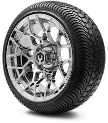 MODZ® 14" Blitz Chrome Wheels & Street Tires Combo
