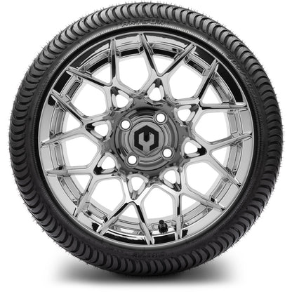 MODZ® 14" Blitz Chrome Wheels & Street Tires Combo