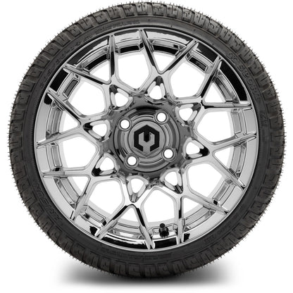 MODZ® 14" Blitz Chrome Wheels & Street Tires Combo