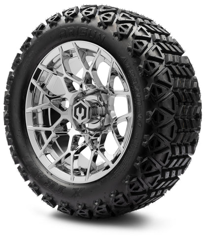 MODZ® 14" Blitz Chrome Wheels & Off-Road Tires Combo