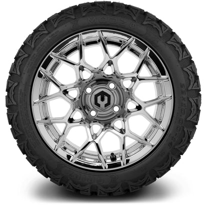 MODZ® 14" Blitz Chrome Wheels & Off-Road Tires Combo