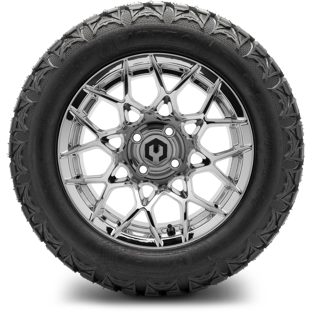 MODZ® 14" Blitz Chrome Wheels & Off-Road Tires Combo