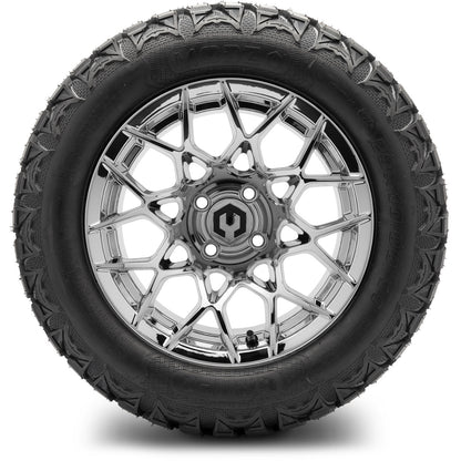 MODZ® 14" Blitz Chrome Wheels & Off-Road Tires Combo