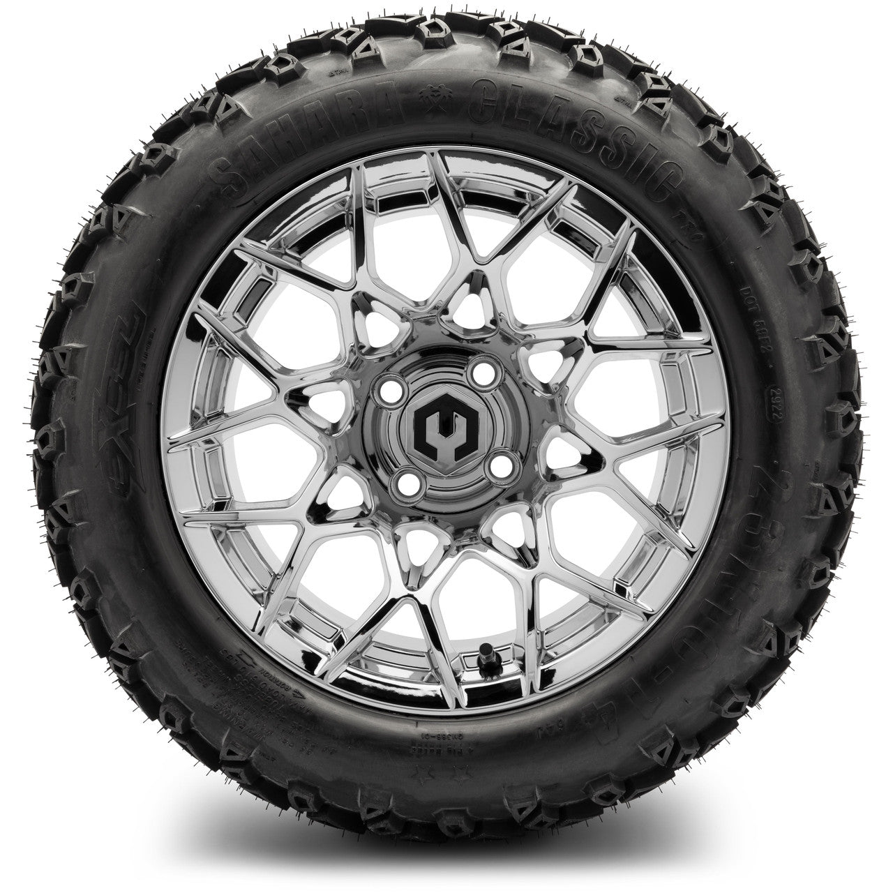 MODZ® 14" Blitz Chrome Wheels & Off-Road Tires Combo