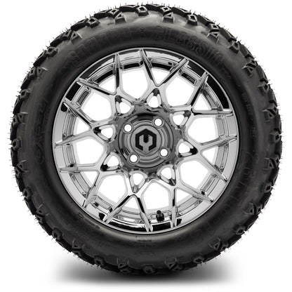 MODZ® 14" Blitz Chrome Wheels & Off-Road Tires Combo