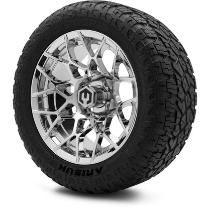 MODZ® 14" Blitz Chrome Wheels & Off-Road Tires Combo