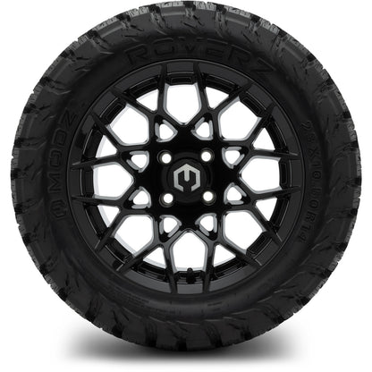 MODZ® 14" Blitz Glossy Black Wheels & Off-Road Tires Combo