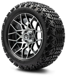 MODZ® 14" Blitz Machined Black Wheels & Off-Road Tires Combo