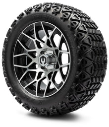 MODZ® 14" Blitz Machined Black Wheels & Off-Road Tires Combo