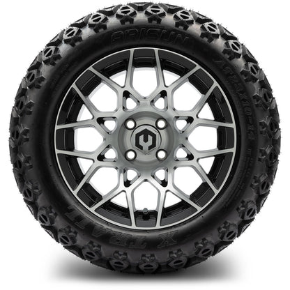 MODZ® 14" Blitz Machined Black Wheels & Off-Road Tires Combo