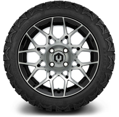MODZ® 14" Blitz Machined Black Wheels & Off-Road Tires Combo