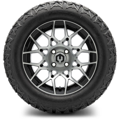 MODZ® 14" Blitz Machined Black Wheels & Off-Road Tires Combo