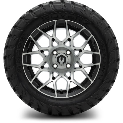 MODZ® 14" Blitz Machined Black Wheels & Off-Road Tires Combo