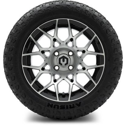 MODZ® 14" Blitz Machined Black Wheels & Off-Road Tires Combo