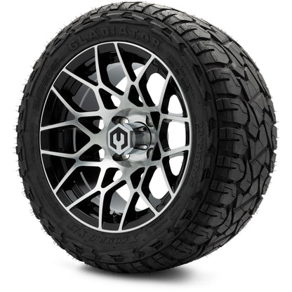 MODZ® 14" Blitz Machined Black Wheels & Off-Road Tires Combo