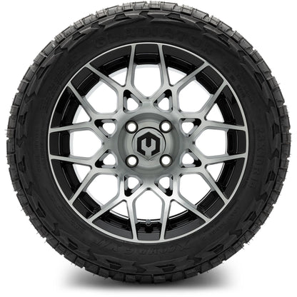 MODZ® 14" Blitz Machined Black Wheels & Off-Road Tires Combo