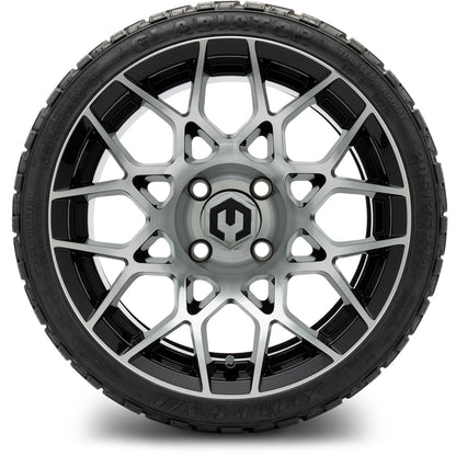 MODZ® 14" Blitz Machined Black Wheels & Off-Road Tires Combo