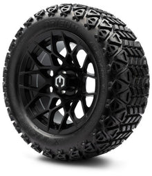 MODZ® 14" Blitz Matte Black Wheels & Off-Road Tires Combo