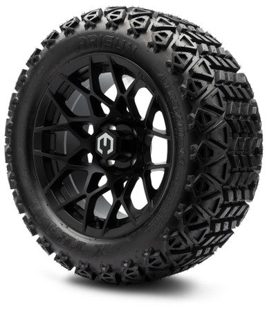 MODZ® 14" Blitz Matte Black Wheels & Off-Road Tires Combo
