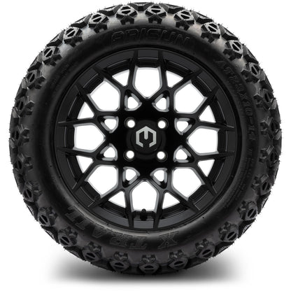 MODZ® 14" Blitz Matte Black Wheels & Off-Road Tires Combo