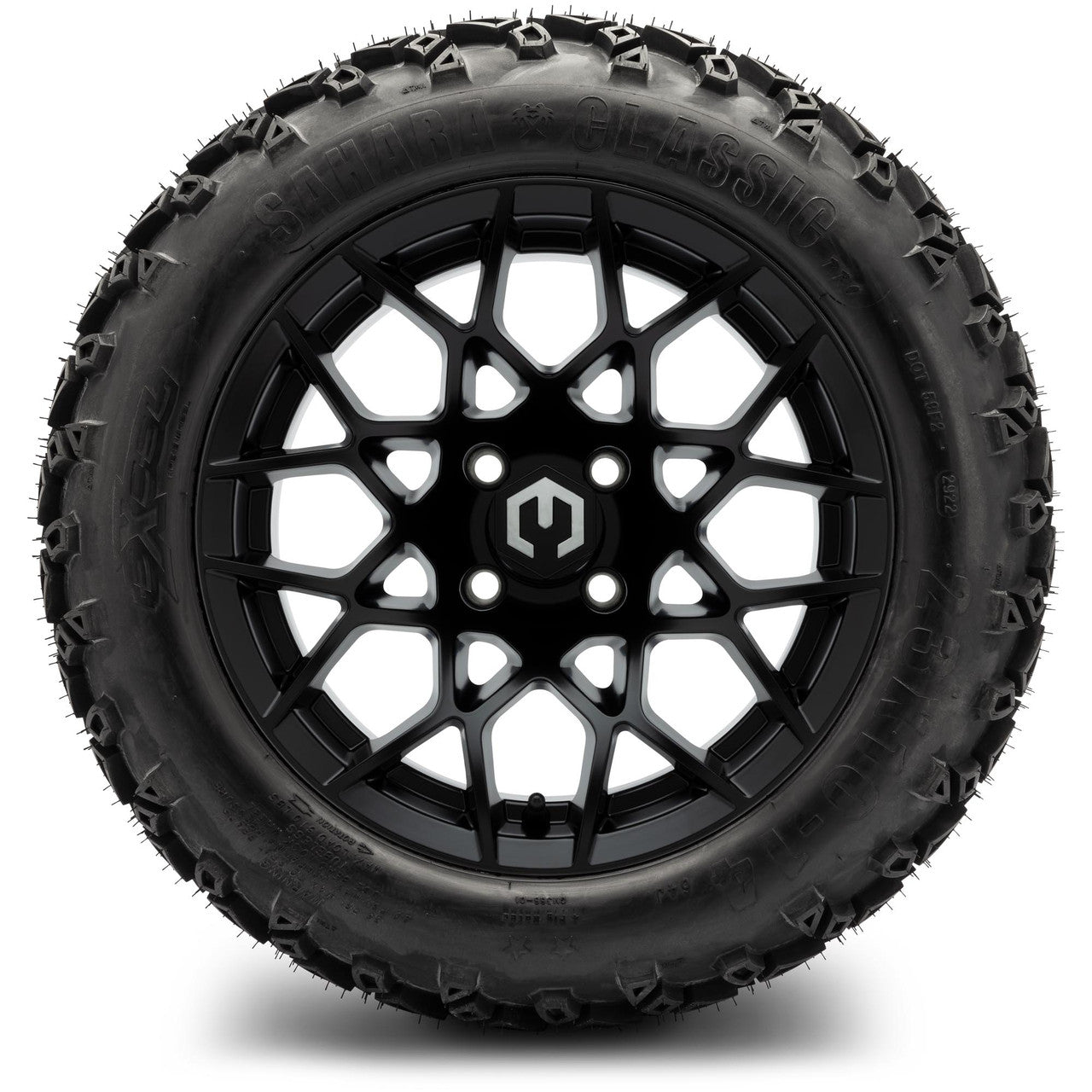 MODZ® 14" Blitz Matte Black Wheels & Off-Road Tires Combo