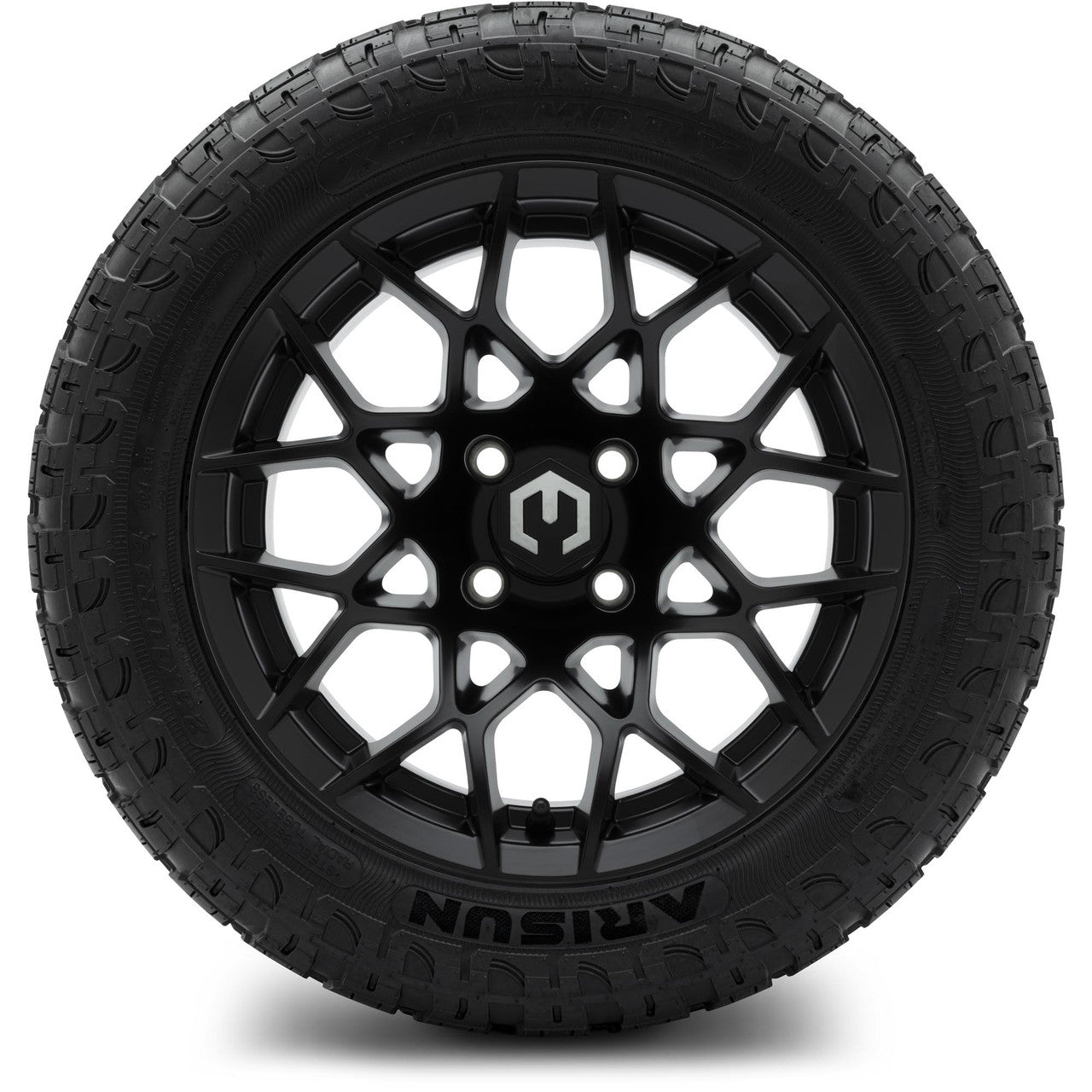 MODZ® 14" Blitz Matte Black Wheels & Off-Road Tires Combo