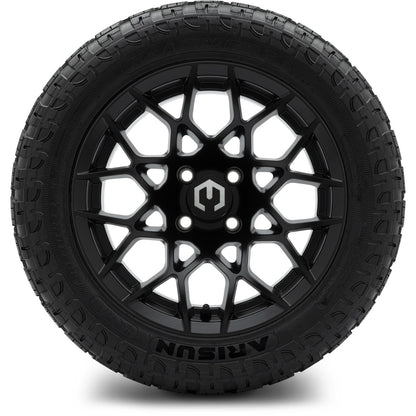 MODZ® 14" Blitz Matte Black Wheels & Off-Road Tires Combo