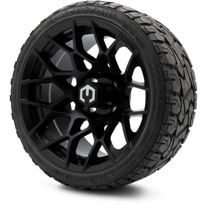 MODZ® 14" Blitz Matte Black Wheels & Off-Road Tires Combo