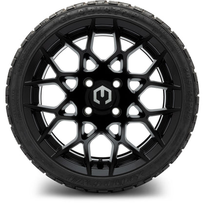MODZ® 14" Blitz Matte Black Wheels & Off-Road Tires Combo