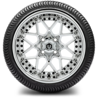 MODZ® 14" Formula Chrome Wheels & Street Tires Combo