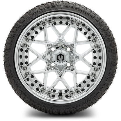 MODZ® 14" Formula Chrome Wheels & Street Tires Combo